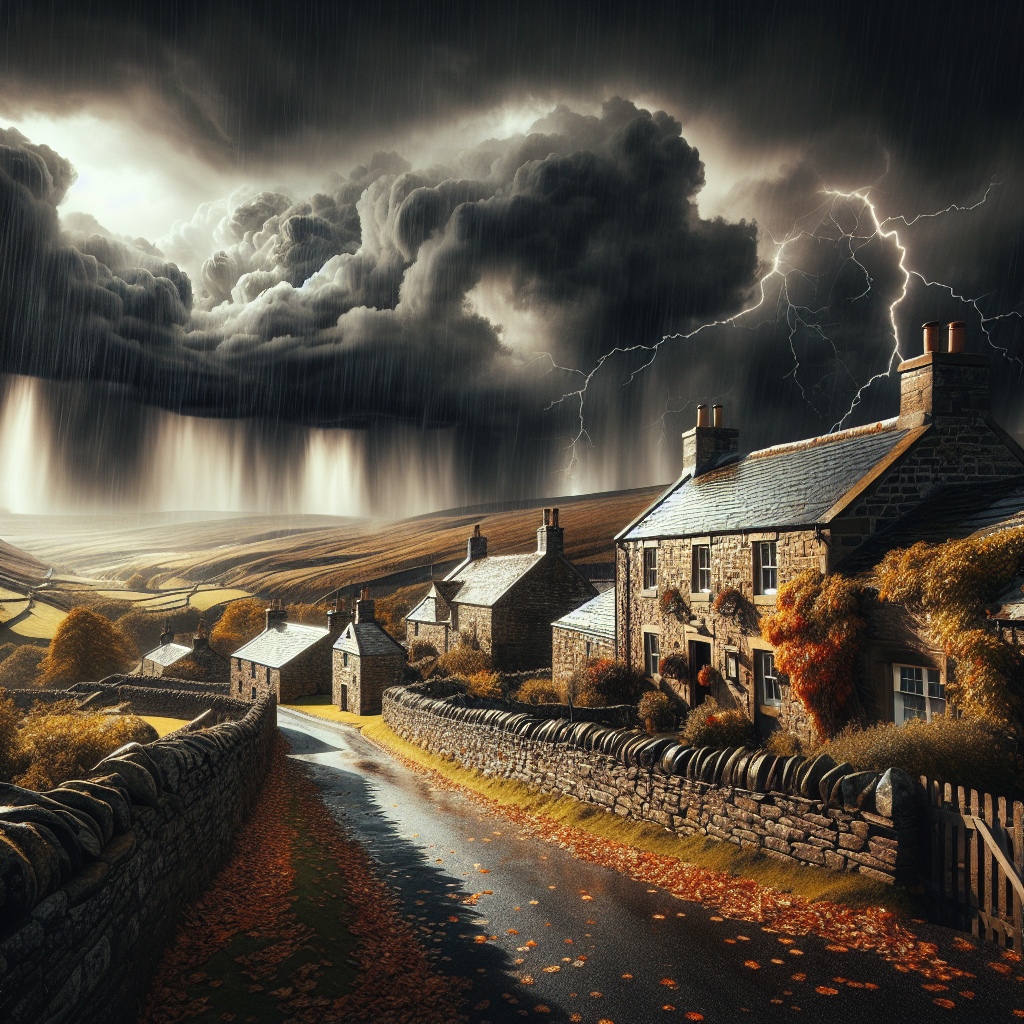 Thursday 23rd October

Morning, all. Today promises to be an interesting one with the skies moody and a spot of rain likely through the morning — even a dash of thunder thrown in around lunchtime, for those who like a bit of drama with their day! Things should calm down a touch as the afternoon progresses, giving way to more settled skies come evening. With all this hubbub outside, it might be just the day to tackle that jigsaw puzzle you got for your birthday and never got round to starting; and if it clears up a bit this early evening, maybe pop out to watch the clouds shuffle about as dusk sets in. Keep that brolly handy!