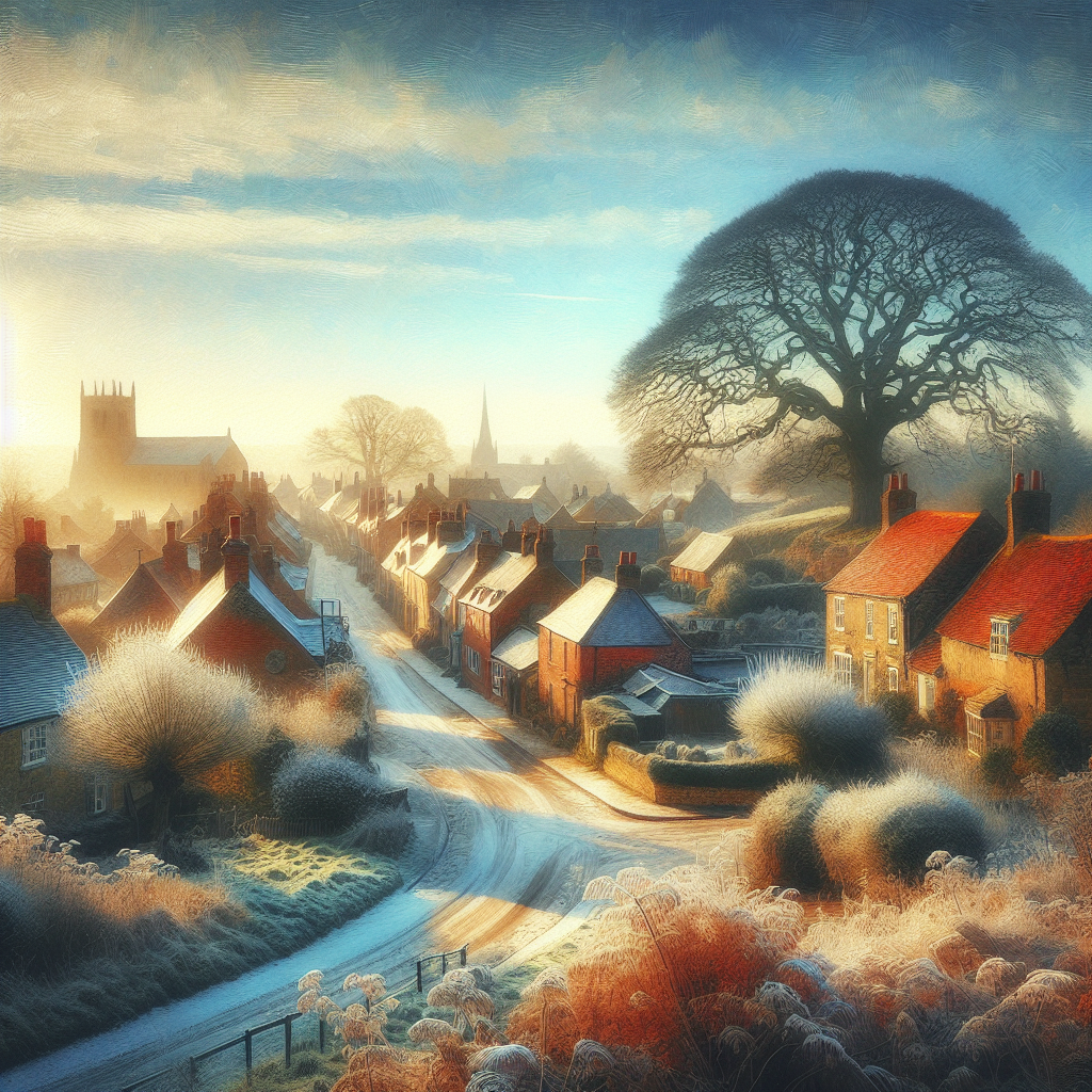 Saturday 13th December

Good morning! Today we're looking at a mostly cloudy day, but not to fret — there's no sign of rain and it'll be staying dry throughout. The clouds will thicken up as the afternoon wears on, so it might be a fine chance to cosy up indoors and tackle that jigsaw puzzle you've been meaning to start. And with temperatures hovering around 8.0°C at their peak, perhaps have a flask of something warm on standby to keep the chill at bay. If you're out early, catch the clearer skies before lunchtime, maybe for a quick window shopping stroll in the village.