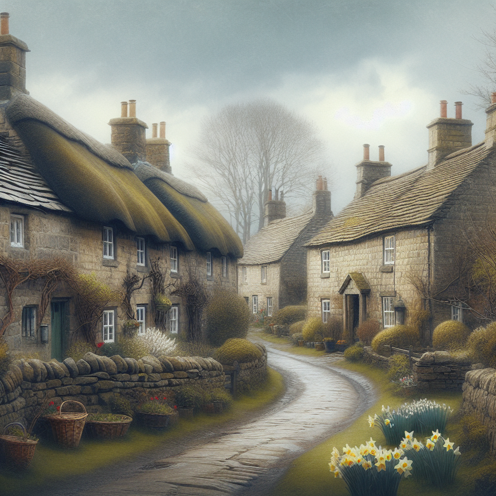 Monday 16th March

Good morning folks! Well, today's got its cloudy hat on from start to finish, with the thermometer peaking at a crisp 10°C. It's looking pretty dry overall, so no need to worry about your brolly getting any exercise. How about taking this opportunity to whip up some homemade scones and invite a neighbour over for a nice chat? Perfect way to enjoy the quiet of a March day in our lovely corner of the countryside.