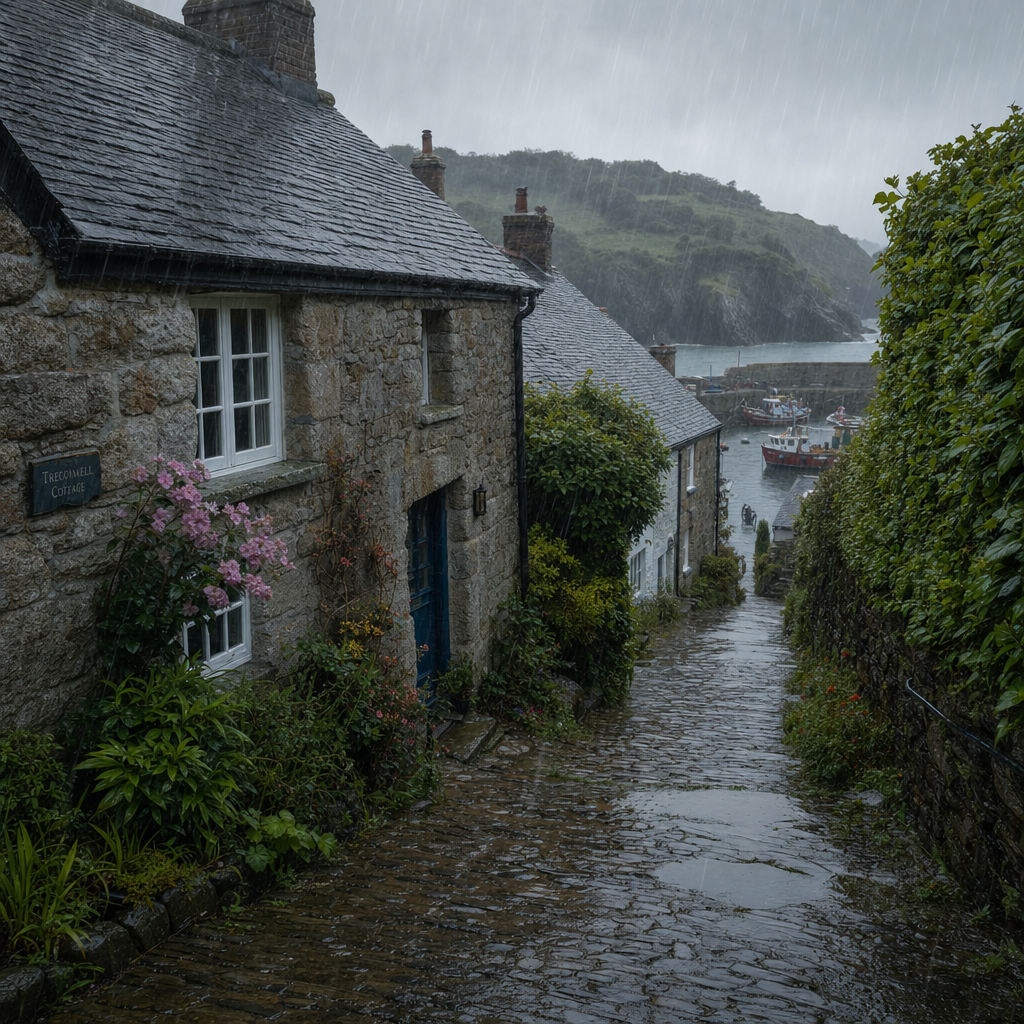 Saturday 29th August

It’s a damp sort of day on the cards for 29 August, with rain making itself known from mid-morning right through the afternoon—though things do start to dry up once evening rolls around. Temperatures hover around a mild 18 degrees, but you’ll definitely want your waterproof handy if you’re out before teatime. If you fancy dodging the drizzle, maybe dust off those old family board games for a change, or finally sort through that pile of summer veg recipes you’ve clipped but never quite tried. By sunset, the clouds ease off, so you might even nab a dry patch for a quick nose at the veg patch before dusk.